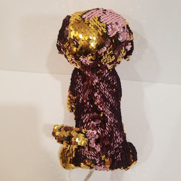 ๐Goffa Flip Sequins Plush Dog, EUC ๐$5 or 5 for $10๐ - Picture 4 of 13